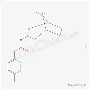 Molecular Structure of 5135-79-5 (8,8-dimethyl-3-{[(4-methylphenyl)acetyl]oxy}-8-azoniabicyclo[3.2.1]octane iodide)