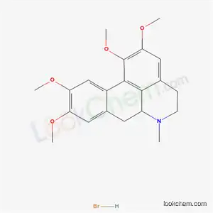 Molecular Structure of 50722-32-2 (()-5,6,6a,7-tetrahydro-1,2,9,10-tetramethoxy-6-methyl-4H-dibenzo[de,g]quinolinium bromide)