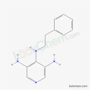 Molecular Structure of 4057-55-0 (N~4~-(2-phenylethyl)pyridine-3,4,5-triamine)