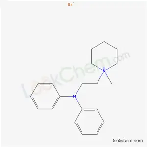 Molecular Structure of 4269-86-7 (1-[2-(diphenylamino)ethyl]-1-methylpiperidinium bromide)