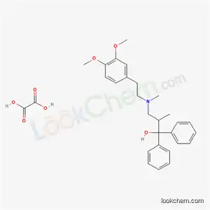 alpha-(2-((3,4-Dimethoxyphenethyl)methylamino)-1-methylethyl)benzhydrol oxalate hydrate