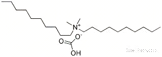 Molecular Structure of 148788-55-0 (N-Decyl-N,N-dimethyl-1-decanaminium bicarbonate)