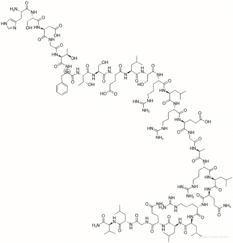 Molecular Structure of 1393-25-5 (SECRETIN, HUMAN)