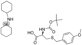 N-(tert-Butoxycarbonyl)-S-(p-methoxybenzyl)-L-cysteine, compound with dicyclohexylamine (1:1)