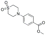 Methyl 4-(1,1-dioxo-1lambda~6~,4-thiazinan-4-yl)benzenecarboxylate