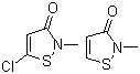 5-Chloro-2-methyl-3(2H)-isothiazolone with 2-methyl-3(2H)-isothiazolone