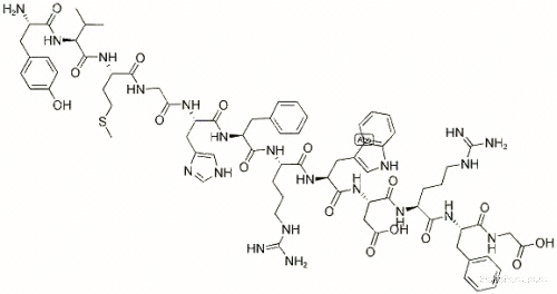 Molecular Structure of 72711-43-4 (GAMMA-MELANOCYTE STIMULATING HORMONE)