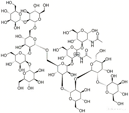 Molecular Structure of 75558-03-1 (MANNONONAOSE-DI(N-ACETYL-D-GLUCOSAMINE))