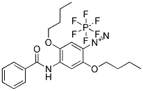 4-(Benzoylamino)-2,5-dibutoxybenzenediazonium hexafluorophosphate
