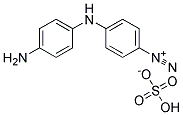 4-((4-Aminophenyl)amino)benzenediazonium hydrogen sulphate