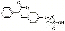 Molecular Structure of 83732-87-0 ((2-Oxo-3-phenyl-2H-benzopyran-7-yl)ammonium hydrogen sulphate)