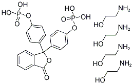 Isobenzofuran-3,3-diylbis(p-phenyleno) hydrogen phosphate, compound with 2-aminoethanol (1:4)