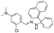 2-Chloro-4-(dimethylamino)benzaldehyde 1-naphthylphenylhydrazone