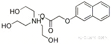 Molecular Structure of 89026-22-2 (Tris(2-hydroxyethyl)ammonium (2-naphthyloxy)acetate)