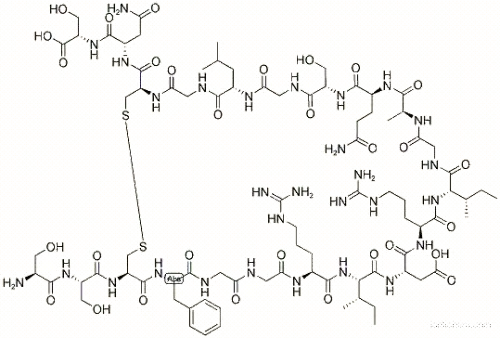 Molecular Structure of 89139-53-7 (ATRIOPEPTIN I (RAT))
