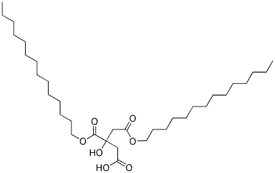 Ditetradecyl hydrogen 2-hydroxypropane-1,2,3-tricarboxylate