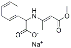 Sodium (Z)-alpha-((3-methoxy-1-methyl-3-oxo-1-propenyl)amino)cyclohexa-1,4-diene-1-acetate