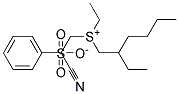 (2-Cyanopropyl)ethyl(2-ethylhexyl)sulphonium benzenesulphonate