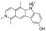 9-Hydroxy-1,2,5-trimethyl-6H-pyrido(4,3-b)carbazolium iodide