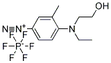 4-(Ethyl(2-hydroxyethyl)amino)-3-methylbenzenediazonium hexafluorophosphate