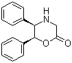 Molecular Structure of 282735-66-4 ((5R,6S)-5,6-Diphenyl-2-morpholinone)