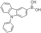 Molecular Structure of 854952-58-2 (B-(9-phenyl-9H-carbazol-3-yl)boronic acid)