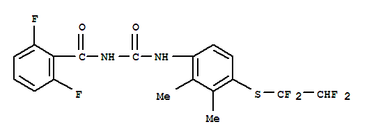 Benzamide,N-[[[2,3-dimethyl-4-[(1,1,2,2-tetrafluoroethyl)thio]phenyl]amino]carbonyl]-2,6-difluoro-