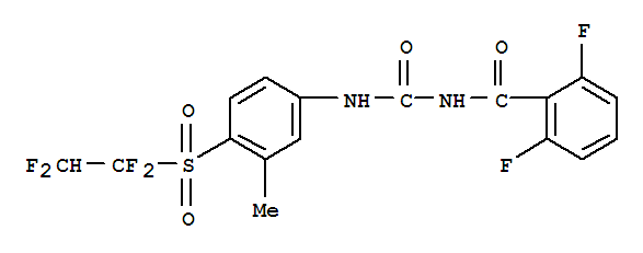 Benzamide,2,6-difluoro-N-[[[3-methyl-4-[(1,1,2,2-tetrafluoroethyl)sulfonyl]phenyl]amino]carbonyl]-
