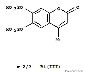 Molecular Structure of 10042-50-9 (2H-1-Benzopyran-2-one,4-methyl-6,7-bis(sulfooxy)-, bismuth(3+) salt (3:2))