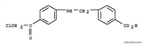 Molecular Structure of 10161-88-3 (4-({[4-(chloroacetyl)phenyl]amino}methyl)benzoic acid)