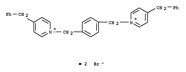 Pyridinium,1,1'-[1,4-phenylenebis(methylene)]bis[4-(phenylmethyl)-, dibromide (9CI)