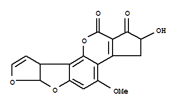 Cyclopenta[c]furo[3',2':4,5]furo[2,3-h][1]benzopyran-1,11-dione,2,3,6a,9a-tetrahydro-2-hydroxy-4-methoxy- (9CI)