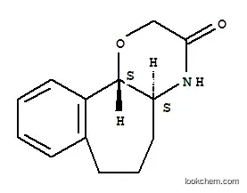 Molecular Structure of 105107-33-3 ((4aS,11bS)-4,4a,5,6,7,11b-hexahydrobenzo[6,7]cyclohepta[1,2-b][1,4]oxazin-3(2H)-one)
