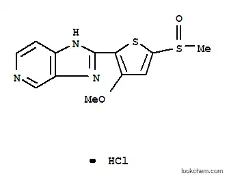 3H-Imidazo[4,5-c]pyridine,2-[3-methoxy-5-(methylsulfinyl)-2-thienyl]-, hydrochloride (1:1)