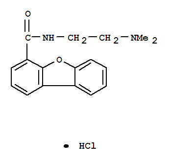 4-Dibenzofurancarboxamide,N-[2-(dimethylamino)ethyl]-, hydrochloride (1:1)