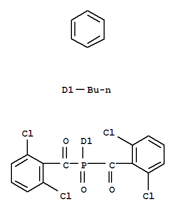 Phosphine oxide,(butylphenyl)bis(2,6-dichlorobenzoyl)- (9CI)