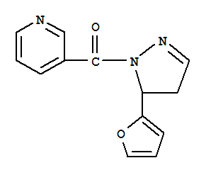 Methanone,[5-(2-furanyl)-4,5-dihydro-1H-pyrazol-1-yl]-3-pyridinyl-