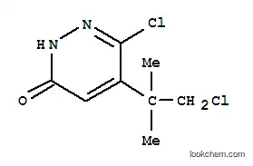 Molecular Structure of 124420-44-6 (6-chloro-5-(1-chloro-2-methylpropan-2-yl)pyridazin-3(2H)-one)