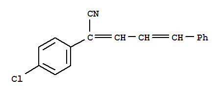 Benzeneacetonitrile,4-chloro-a-(3-phenyl-2-propen-1-ylidene)-