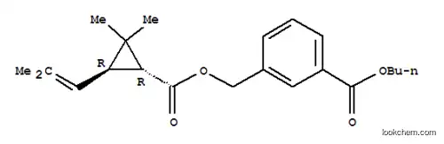 Molecular Structure of 128347-64-8 (butyl 3-[({[(1R,3R)-2,2-dimethyl-3-(2-methylprop-1-en-1-yl)cyclopropyl]carbonyl}oxy)methyl]benzoate)