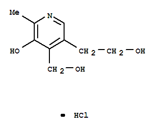 3-Pyridineethanol,5-hydroxy-4-(hydroxymethyl)-6-methyl-, hydrochloride (1:1) cas  13283-99-3