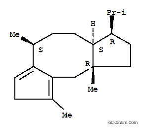 Molecular Structure of 137761-10-5 (Dicyclopenta[a,d]cyclooctene,1,2,3,3a,4,5,6,8,10,10a-decahydro-6,9,10a-trimethyl-3-(1-methylethyl)-,(3R,3aS,6S,10aR)-)
