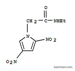 Molecular Structure of 1435-12-7 (2-(2,4-dinitro-1H-pyrrol-1-yl)-N-ethylacetamide)