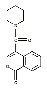 1H-2-Benzopyran-1-one,4-(1-piperidinylcarbonyl)-