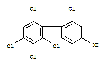 [1,1'-Biphenyl]-4-ol,2,2',3',4',6'-pentachloro-