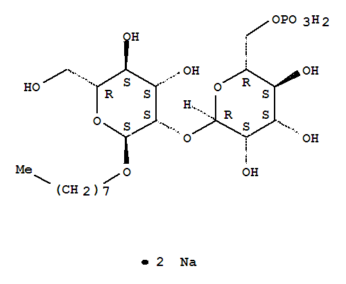 a-D-Mannopyranoside, octyl2-O-(6-O-phosphono-a-D-mannopyranosyl)-, disodium salt (9CI)