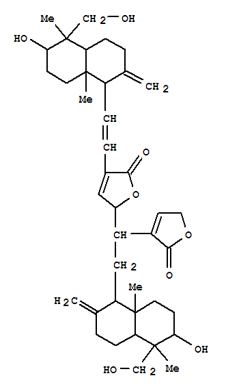 2(5H)-Furanone,5-[2-[decahydro-6-hydroxy-5-(hydroxymethyl)-5,8a-dimethyl-2-methylene-1-naphthalenyl]-1-(2,5-dihydro-2-oxo-3-furanyl)ethyl]-3-[2-[decahydro-6-hydroxy-5-(hydroxymethyl)-5,8a-dimethyl-2-m