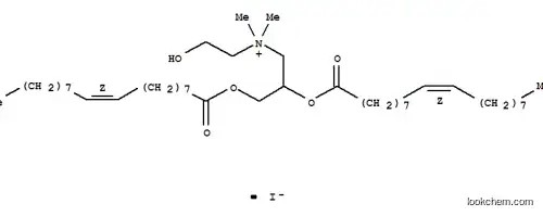 Molecular Structure of 165467-64-1 (1-Propanaminium,N-(2-hydroxyethyl)-N,N-dimethyl-2,3-bis[[(9Z)-1-oxo-9-octadecen-1-yl]oxy]-,iodide (1:1))