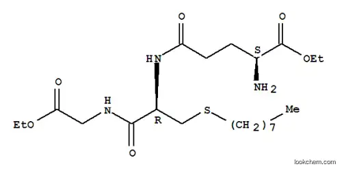 Molecular Structure of 168682-54-0 (Glycine, L-g-glutamyl-S-octyl-L-cysteinyl-,diethyl ester (9CI))