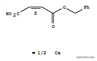 Molecular Structure of 17200-48-5 (2-Butenedioic acid(2Z)-, mono(phenylmethyl) ester, calcium salt (9CI))